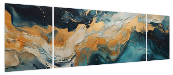 Obraz - Abstrakcja (170x50 cm)
