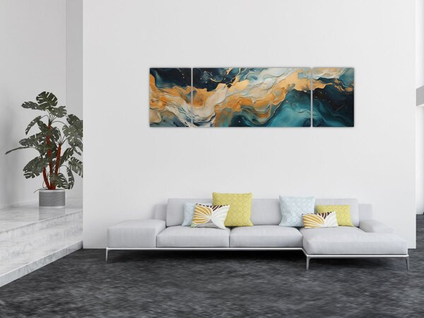 Obraz - Abstrakcja (170x50 cm)