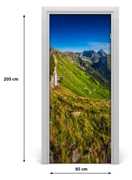 Naklejka fototapeta na drzwi Krajobrazy Tatry