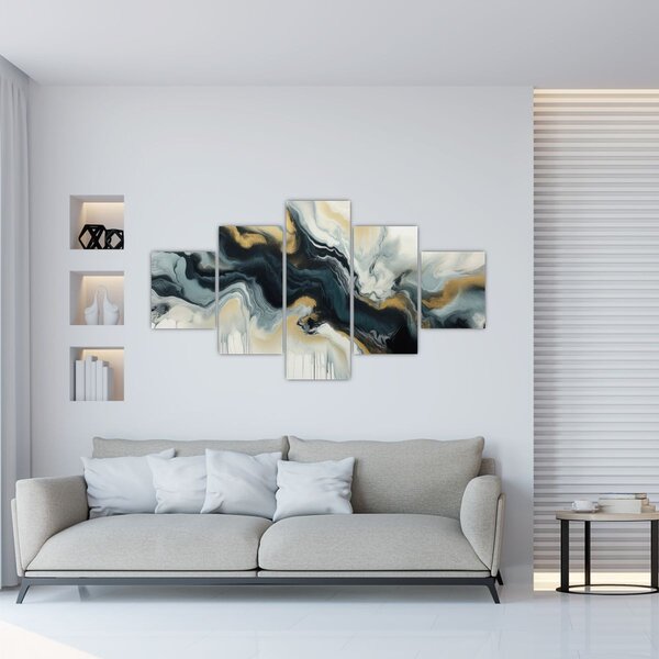 Obraz - Rysunek marmurkowy (125x70 cm)