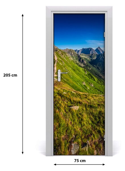 Naklejka fototapeta na drzwi Krajobrazy Tatry