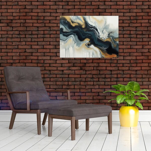 Obraz - Rysunek marmurkowy (70x50 cm)