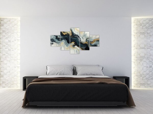 Obraz - Rysunek marmurkowy (125x70 cm)