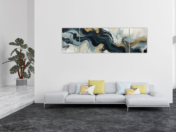 Obraz - Rysunek marmurkowy (170x50 cm)