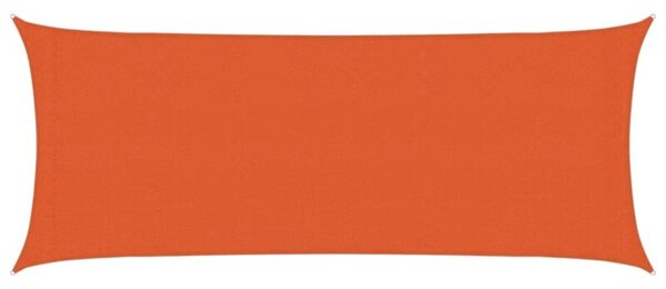 Żagiel przeciwsłoneczny, 160 g/m², pomarańczowy, 2x4,5 m, hdpe