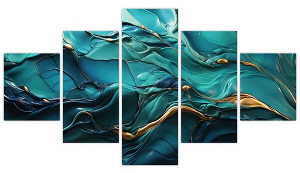 Obraz - Tekstury abstrakcyjne (125x70 cm)
