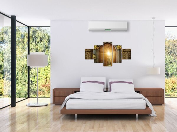 Obraz - Brama w lesie (125x70 cm)