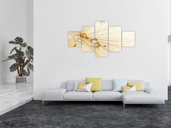 Obraz - Zdjęcie makro mniszka lekarskiego (125x70 cm)