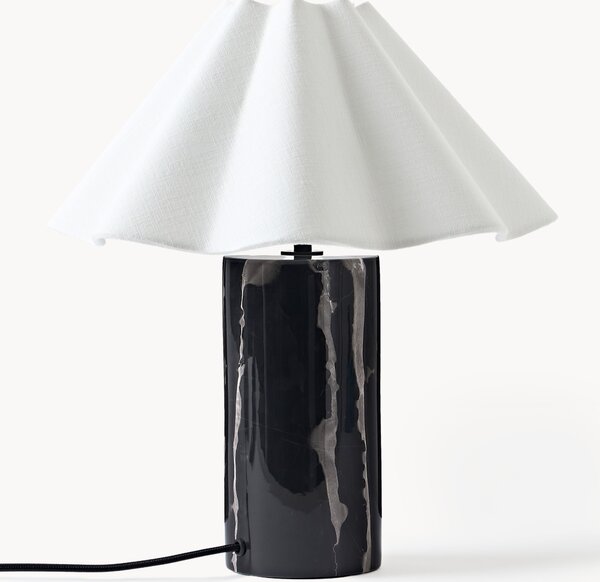Lampa stołowa LED z funkcją przyciemniania z marmurową podstawą Arya