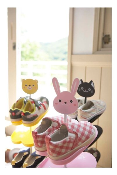 Czarna metalowa dziecięca szafka na buty Kid's Shoe Rack – YAMAZAKI
