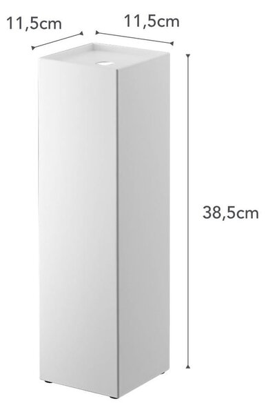 Biały stojak na papier toaletowy YAMAZAKI Tower
