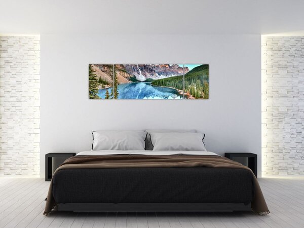 Obraz - Jezioro Morenowe (170x50 cm)