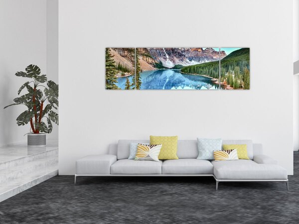 Obraz - Jezioro Morenowe (170x50 cm)