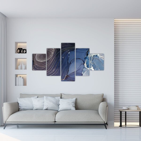 Obraz - Atrament marmurkowy (125x70 cm)