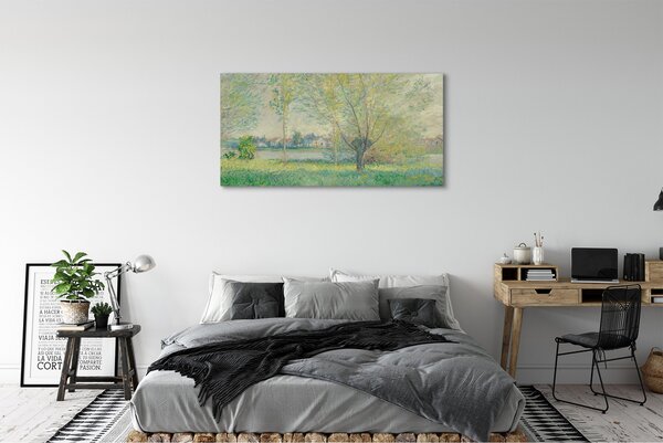 Zdjęcie na płótnie Wierzby - Claude Monet