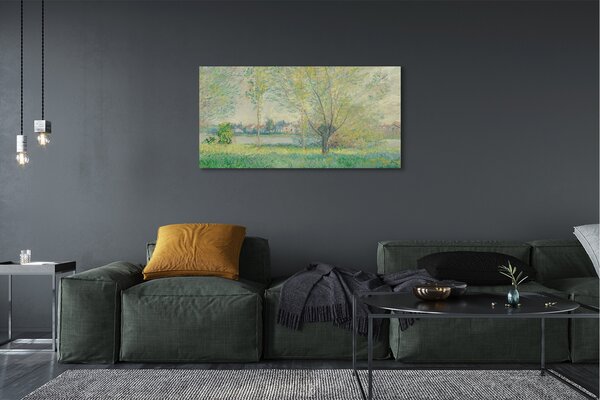 Zdjęcie na płótnie Wierzby - Claude Monet