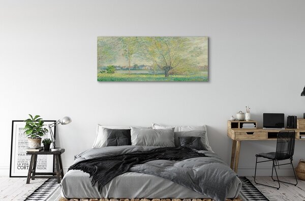 Zdjęcie na płótnie Wierzby - Claude Monet