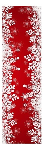Czerwony bieżnik Christmas, 40x140 cm