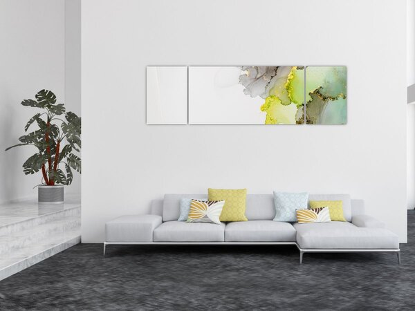Obraz - Sztuka abstrakcyjna w tuszu (170x50 cm)