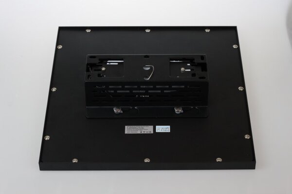 PP P SQUARE/60 BK PLAFON NOWOCZESNA LAMPA SUFITOWA NATYNKOWA LED 50W 3800lm=350W 3000K 60x60cm CZARNY ŚCIEMNIALNY