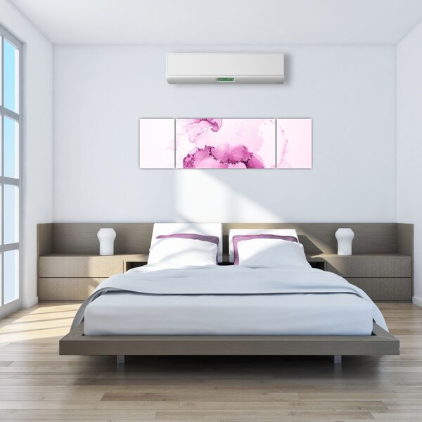 Obraz - Różowy wystrój (170x50 cm)