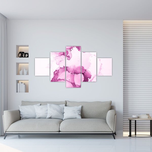 Obraz - Różowy wystrój (125x70 cm)