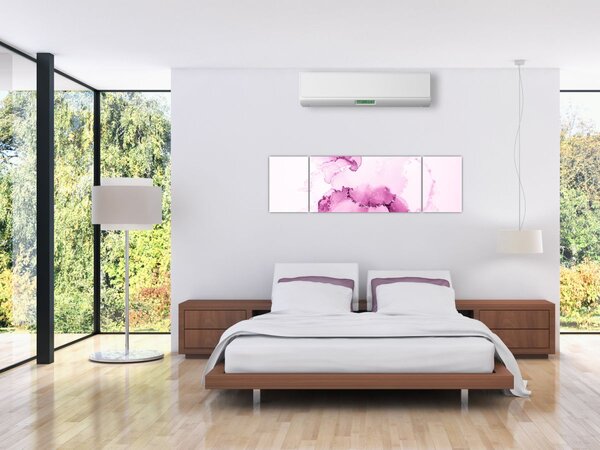 Obraz - Różowy wystrój (170x50 cm)
