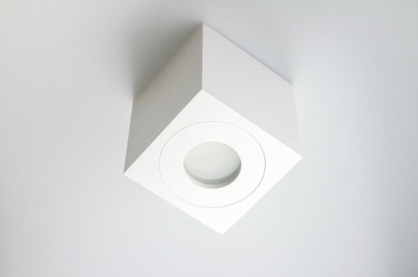 PP Design P 201 IP44 PLAFON NOWOCZESNA LAMPA SUFITOWA OPRAWA NATYNKOWA BIAŁY GU10 LED IP44 HERMETYCZNA
