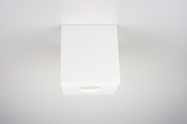PP Design P 201 IP44 PLAFON NOWOCZESNA LAMPA SUFITOWA OPRAWA NATYNKOWA BIAŁY GU10 LED IP44 HERMETYCZNA