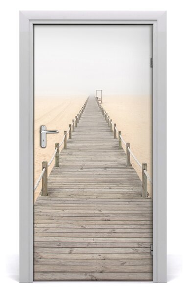 Naklejka fototapeta na drzwi Ścieżka na plaży