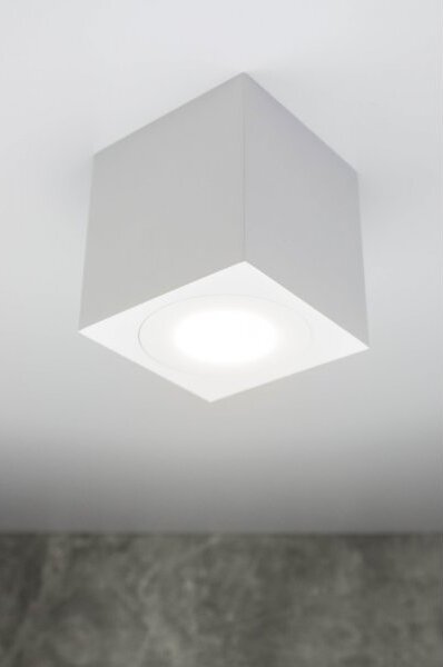 PP Design P 201 IP44 PLAFON NOWOCZESNA LAMPA SUFITOWA OPRAWA NATYNKOWA BIAŁY GU10 LED IP44 HERMETYCZNA