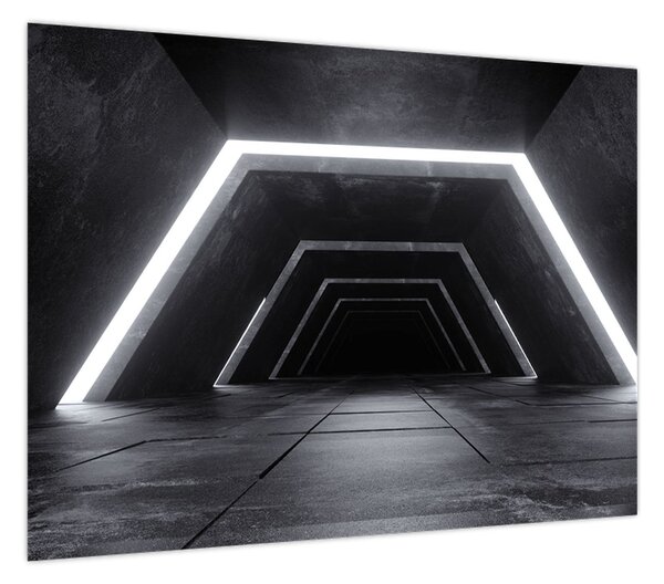 Obraz - Futurystyczny tunel (70x50 cm)
