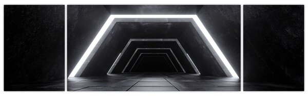 Obraz - Futurystyczny tunel (170x50 cm)
