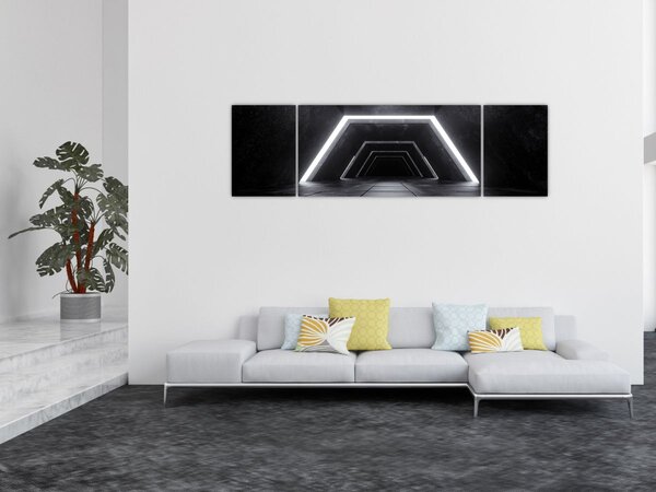 Obraz - Futurystyczny tunel (170x50 cm)