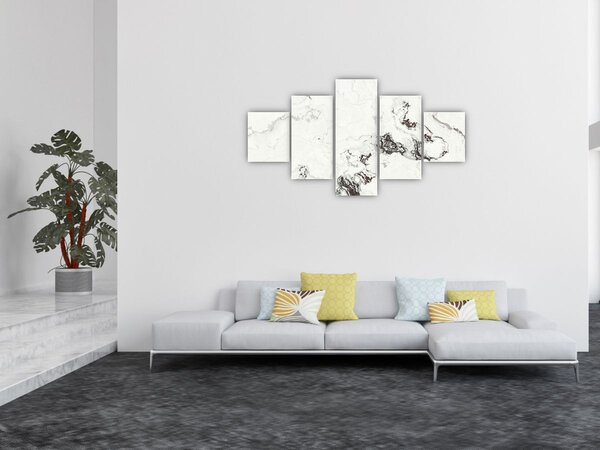 Obraz - Biały marmur (125x70 cm)