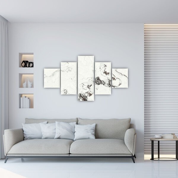 Obraz - Biały marmur (125x70 cm)