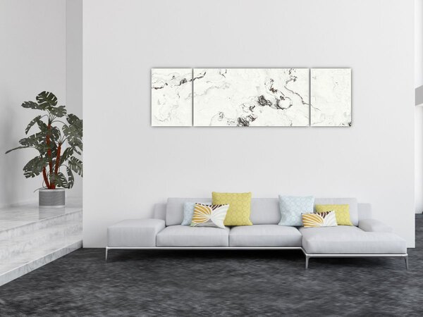 Obraz - Biały marmur (170x50 cm)