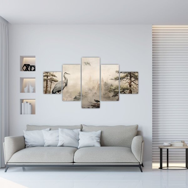 Obraz - Krajobraz z kreskówki (125x70 cm)