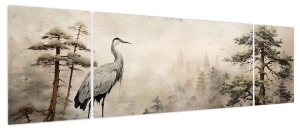 Obraz - Krajobraz z kreskówki (170x50 cm)