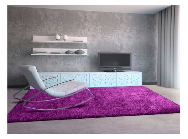 Fioletowy dywan Universal Aqua Liso, 57x110 cm