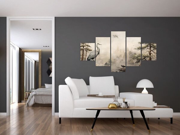 Obraz - Krajobraz z kreskówki (125x70 cm)