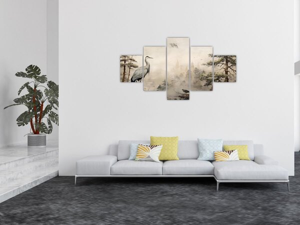 Obraz - Krajobraz z kreskówki (125x70 cm)