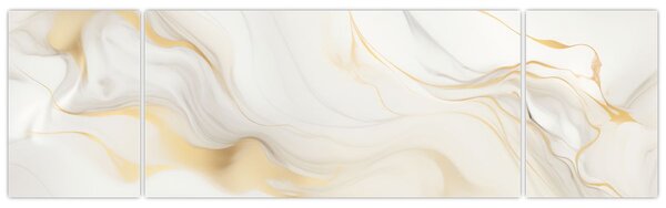 Obraz - Abstrakcja z dekoracją (170x50 cm)
