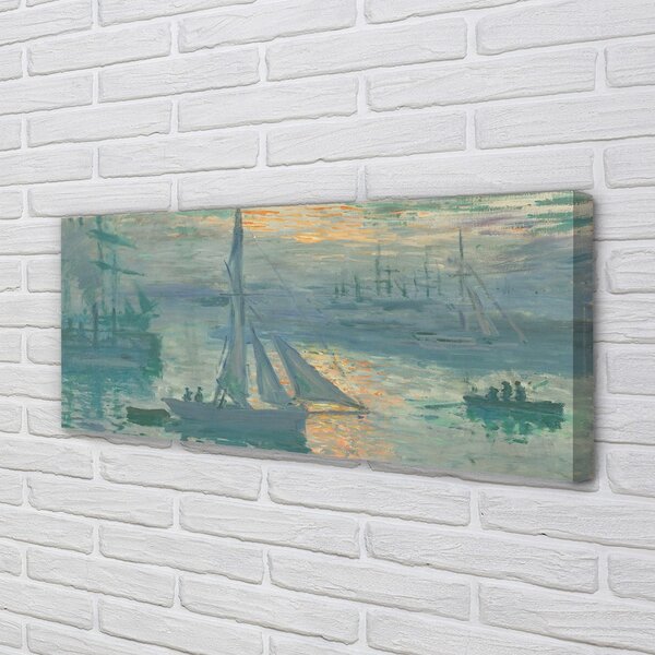 Zdjęcie na płótnie Wschód słońca - Claude Monet