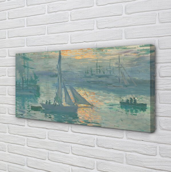 Zdjęcie na płótnie Wschód słońca - Claude Monet