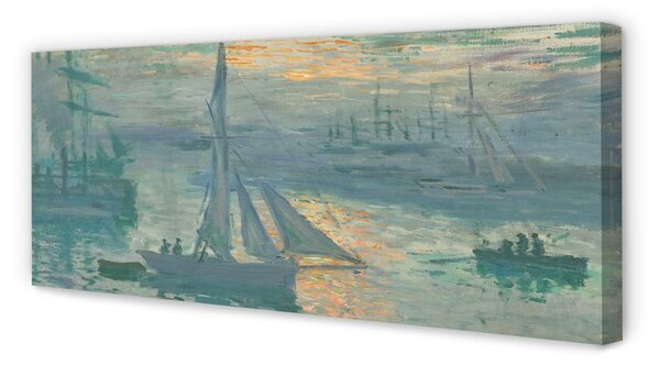 Zdjęcie na płótnie Wschód słońca - Claude Monet