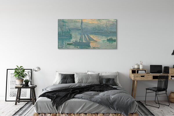 Zdjęcie na płótnie Wschód słońca - Claude Monet