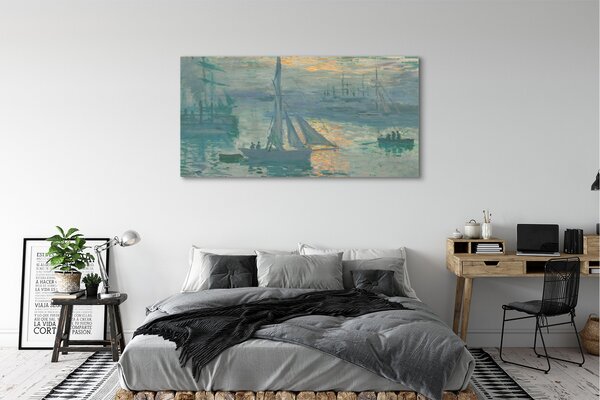 Zdjęcie na płótnie Wschód słońca - Claude Monet