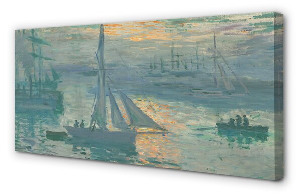 Zdjęcie na płótnie Wschód słońca - Claude Monet