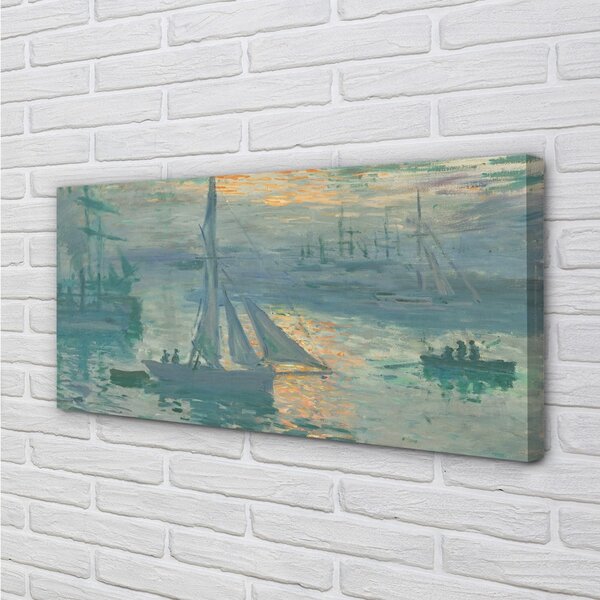 Zdjęcie na płótnie Wschód słońca - Claude Monet